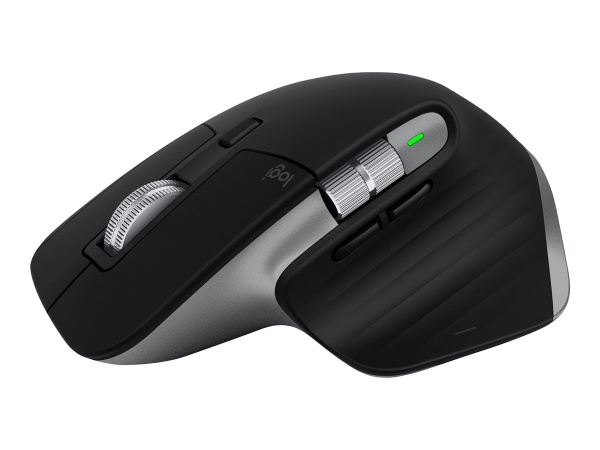 LOGITECH Master Series MX Master 3S for Mac Mouse ergonomic optical 7 buttons wireless Bluetooth 2.4 GHz space grey for