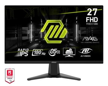MSI Gaming monitor MAG 275F, 27" Rapid IPS/FHD/180Hz/0,5ms/2x HDMI/DP/černá