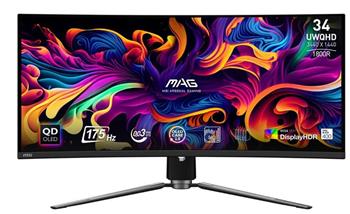 MSI Gaming monitor MAG 341CQP QD-OLED, 34,18" QD-OLED zakřivený/3440x1440 (UWQHD