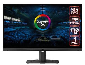 MSI Gaming monitor MAG321QR QD, 31,5"/2560 x 1440 /IPS, 170Hz/1ms/1200:1/350cd /