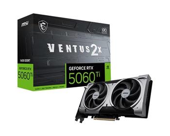 MSI GeForce RTX 5060 Ti VENTUS 2X PLUS/OC/16GB/GDDR7