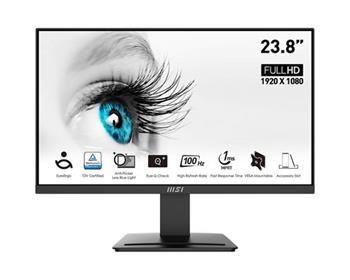 MSI monitor PRO MP2412, 23,8" VA/1920 x 1080 FHD/100Hz/1ms/HDMI/DP