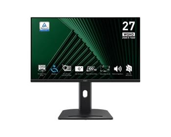 MSI monitor PRO MP275QPG 27" IPS/2560x1440(WQHD)/100Hz/1ms/2xHDMI/DP/Výšk.nastav