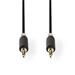 Nedis CABW22000AT20 - Stereofonní Audio Kabel | 3,5mm Zástrčka - 3,5mm Zástrčka | 2 m | Antracit