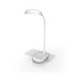 Nedis LTLGQ05WT - LED lampa s bezdrátovou nabíječkou | Dotykové funkce | LED | 3 W | S tlumením | Přirozená Bílá