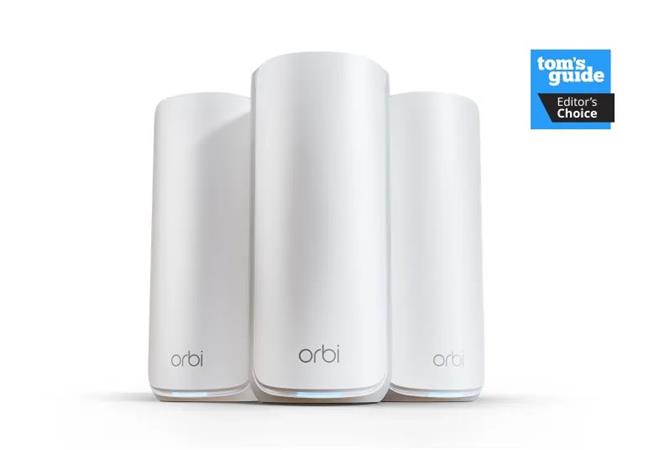 Netgear Orbi 870 Series Tri-Band WiFi 7 Mesh 3-pack (1 router + 2 satellites)