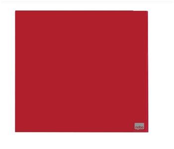 Nobo skleněná červená tabule 300 x 300 mm