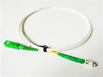 OPTIX SC/APC-LC/APC FLEXI optický patch cord G.657B3 2mm 15m bílý simplex