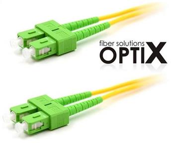 OPTIX SC/APC-SC/APC optický patch cord 09/125 0,5m G657A