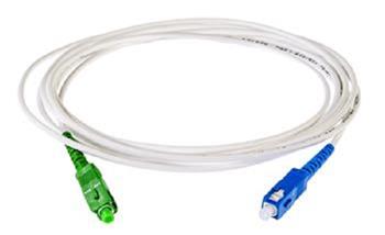 OPTIX SC/APC-SC FLEXI optický patch cord G.657B3 2mm 30m bílý simplex