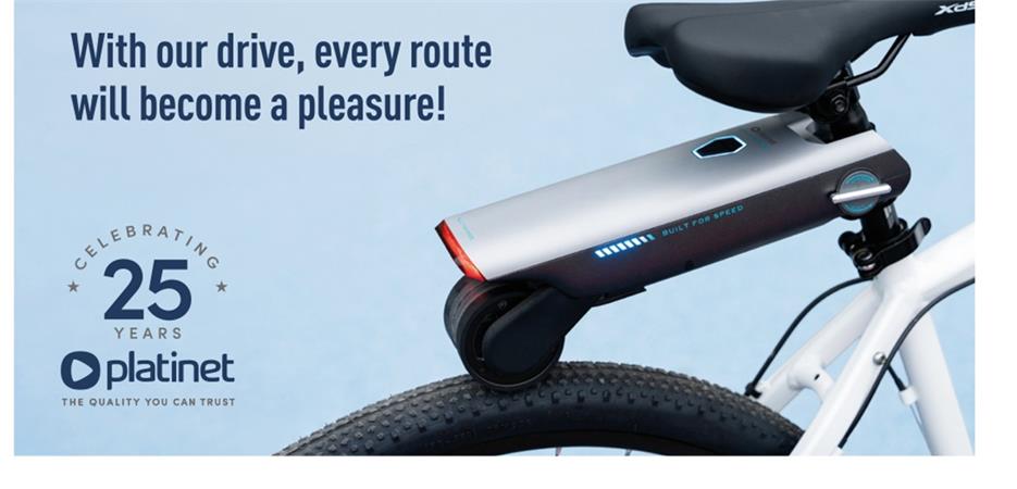 PLATINET E-BIKE BOOSTER, ELEKTRICKÝ POHON PRO KOLO, 200W, 25 KM/H, DOJEZD 50 KM, S APLIKACÍ