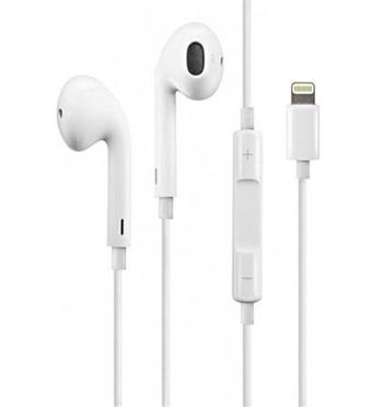 PLATINET FIESTA EARPHONES WITH MIC LIGHTNING WHITE