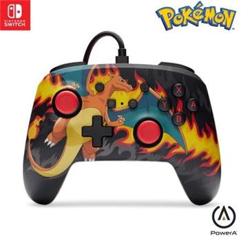 PowerA Vylepšený kabelový ovladač pro Nintendo - Pokémon Charizard Firestorm