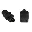 Premium Cord Adaptér IEC C13 female na IEC C6 male "trojlístek" napětí 230V, 2.5A