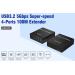 PremiumCord 4-port USB 3.2 5Gbps extender po Cat5/Cat5e/Cat6 do 100m