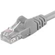 PremiumCord F/UTP 5m CAT.6 patch kabel awg26 šedá