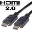 PremiumCord HDMI 2.0 High Speed + Ethernet kabel, zlacené konektory, 15m