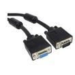 PremiumCord Kabel prodlužovací HQ(Coax) 2x ferrit, SVGA, DDC2, 3xCoax+8žil, 10m