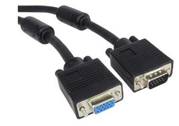 PremiumCord Kabel prodlužovací HQ(Coax) 2x ferrit, SVGA, DDC2, 3xCoax+8žil, 7m