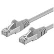 Premiumcord Patch kabel CAT 6a S-FTP,RJ45-RJ45,LSOH, AWG 26/7 3m šedá