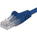 Premiumcord Patch kabel CAT6a S-FTP, RJ45-RJ45, AWG 26/7 1,5m modrá