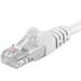 PremiumCord Patch kabel UTP RJ45-RJ45 level 5e 0.25m bílá