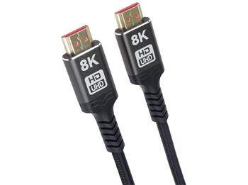 PremiumCord ULTRA HDMI 2.1 High Speed + Ethernet kabel 8K@60Hz,zlacené 2m