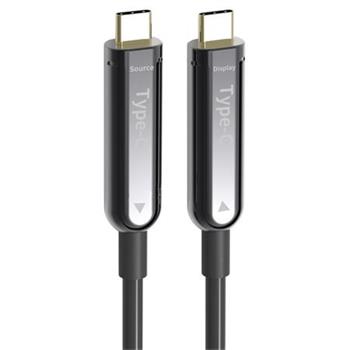 PremiumCord USB-C optický fiber video AOC kabel rozlišení 4K@60Hz 1080p délka:20m