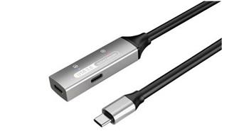 PremiumCord USB-C repeater a prodlužovací kabel Male-Female, 5Gbps Aluminium 15m