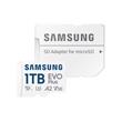 Samsung EVO Plus/micro SDXC/1TB/160MB/s/UHS-I U3 / Class 10/+ Adaptér/Bílá