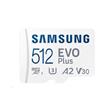 Samsung EVO Plus/micro SDXC/512GB/160MBps/UHS-I U3 / Class 10/+ Adaptér