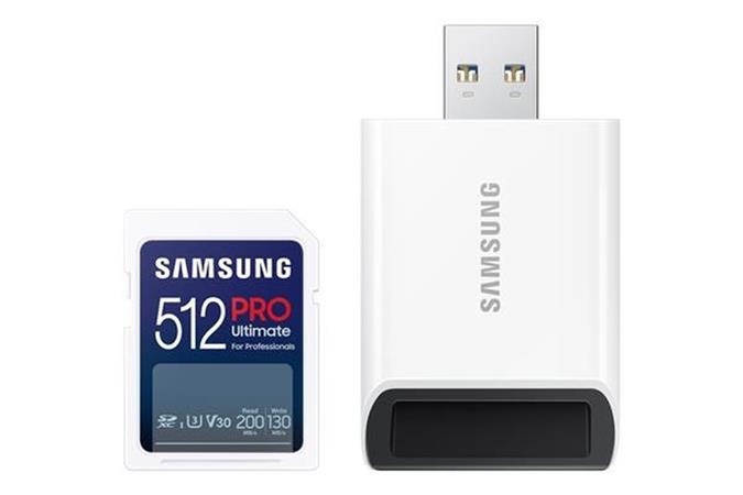 Samsung SDXC PRO ULTIMATE/SDXC/512GB/200MBps/UHS-I U3,V30+Adaptér