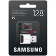 Samsung T9/Micro SDXC/128GB/UHS-I U3 / Class 10/+ Adaptér/Černá + USB Adaptér