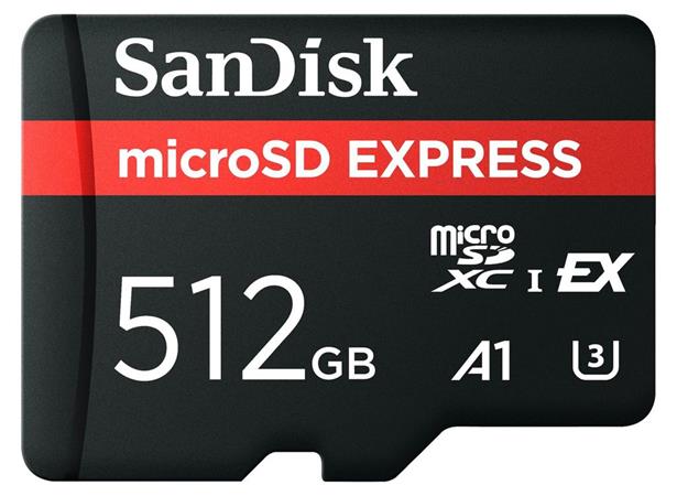 SanDisk Express microSD Card, 512GB Up to 880MB/s Read, Up to 650MB/s Write, 210MB/s Sustained Write, U3, C10