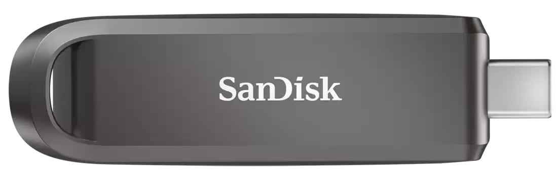 SanDisk Extreme Pro Flash Disk USB-C 256GB, šedý