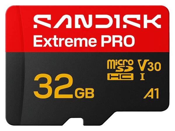 SanDisk Extreme PRO microSD UHS-I 32GB 100MB/s(R) / 90MB/s(W)