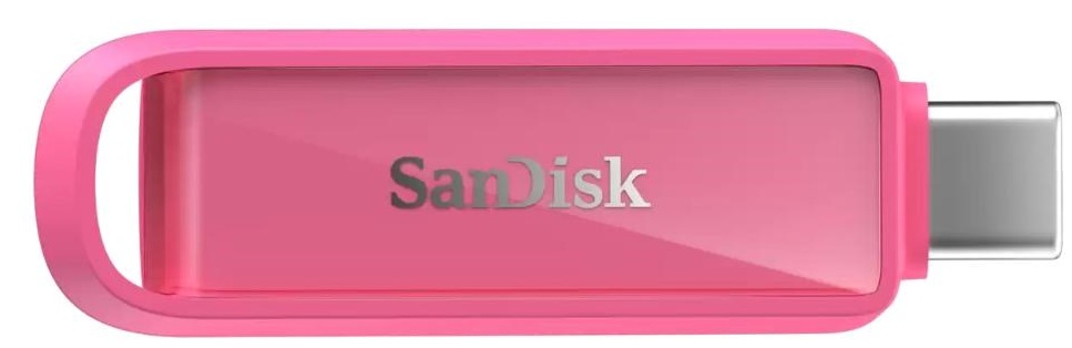 SanDisk Phone Drive Flash Disk 256GB USB-C, růžový