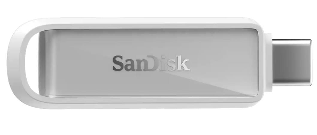 SanDisk Phone Drive Flash Disk 64GB USB-C, bílý