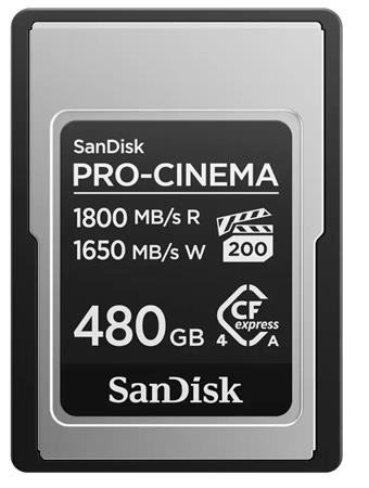 SanDisk PRO-CINEMA CFexpress Type A Card 480GB