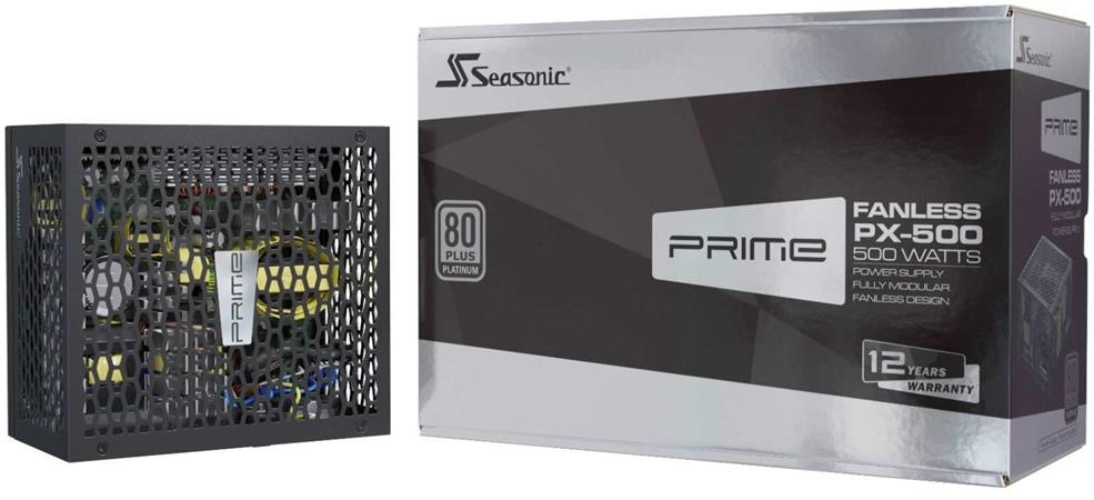 SEASONIC zdroj 500W Prime PX-500, 80+ Platinum, Fanless