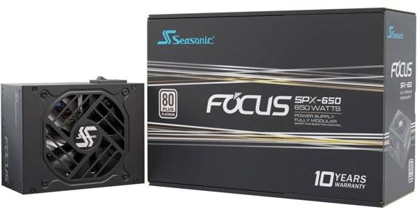 SEASONIC zdroj 650W FOCUS SPX-650, SFX, 80+ Platinum