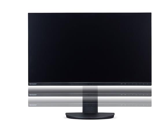 SHARP 27" EA272U IPS/W-LED/3840 × 2160/5ms/400cd/DPin+out/HDMI/USB/USB-C/LAN/černý