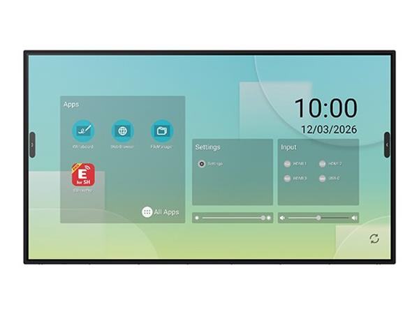 SHARP PN-LB863 86" LB-Series Interactive Display, UHD, 500 cd/m2, 40 touch points, OPS Slot, USB-C, HDMI-out