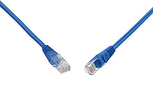 Solarix Patch kabel CAT5E UTP PVC 0,5m modrý non-snag-proof C5E-155BU-0,5MB