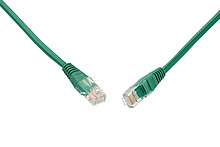 Solarix Patch kabel CAT5E UTP PVC 2m zelený non-snag-proof C5E-155GR-2MB