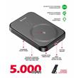 SWISSTEN POWER BANK FUSION 5000 mAh S NABÍJENÍM APPLE WATCH (kompatibilní s MagSafe) STŘÍBRNÁ