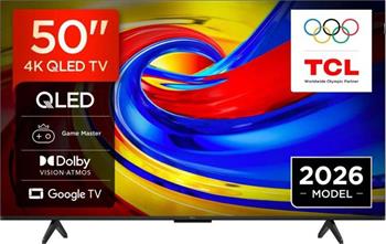 TCL 50P7L SMART TV 50" QLED/4K UHD/Direct LED/60Hz/3xHDMI/2xUSB/LAN/GoogleTV