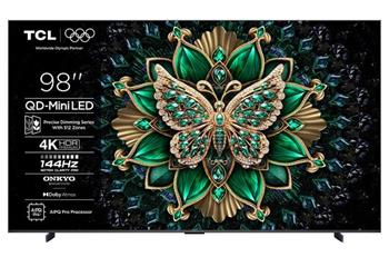 TCL 98C6K SMART TV 98" QLED/4K UHD/Mini LED/144Hz/4xHDMI/USB/LAN/GoogleTV