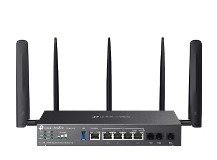 TP-Link Omada DR3650v-4G 4G+ Cat6 AX3000 Gigabit Desktop DSL Gateway