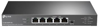 TP-Link TL-SG105PP-M2 Switch 1x 2,5GLAN, 4x 2,5GLAN s PoE++, 123W